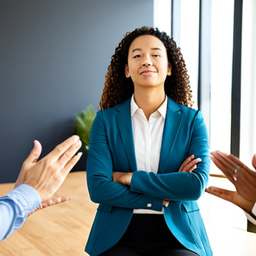 Home 8 웰빙코디네이터로 전직하기 - Wellness Workshop**
"A well-being coordinator leading a workshop on stress management in a bright, ...