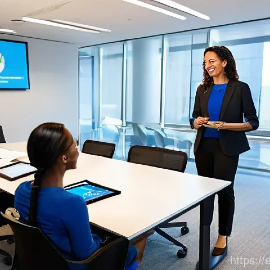 웰빙코디네이터 자격증 비전 - **Corporate Wellness Program Launch**
    A diverse group of smartly dressed professionals (men and ...