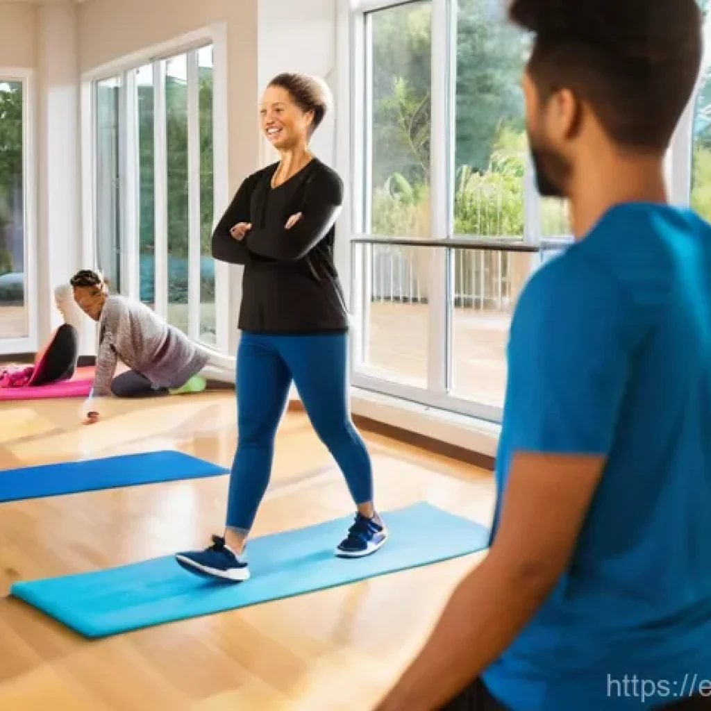 웰빙코디네이터 추천 강의 - **Prompt:** A vibrant and diverse group of individuals, ranging from young adults to seniors, are en...