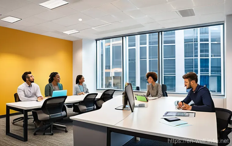 웰빙코디네이터 추천 강의 - **Prompt:** A vibrant and diverse group of individuals, ranging from young adults to seniors, are en...