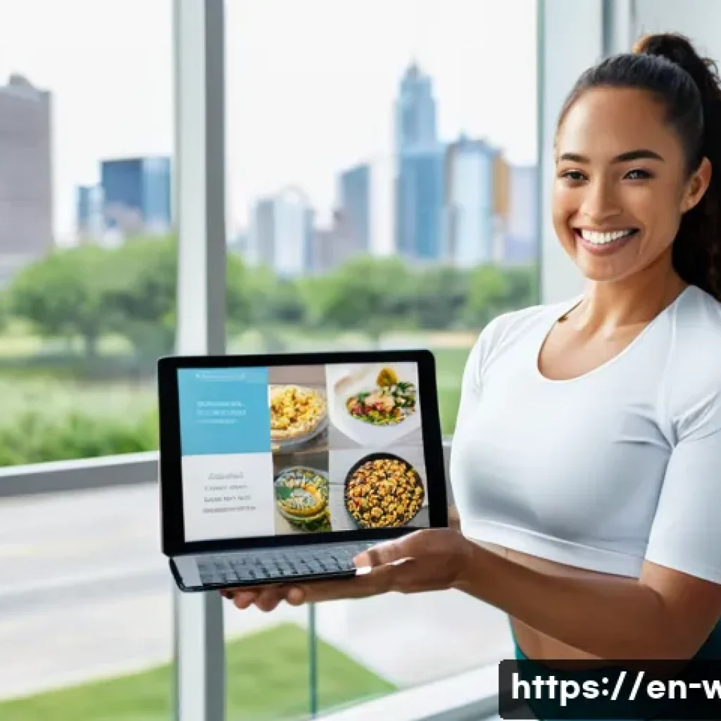 웰빙코디네이터와 헬스케어 협회 - **Image Prompt: Personalized Wellness Journey with a Dedicated Coordinator**
    "A diverse, mid-30s...