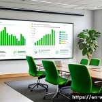 Home 7 웰빙코디네이터와 고객 만족도 조사 방법 - A modern wellness coordinator office scene showing a diverse group of professionals analyzing both q...